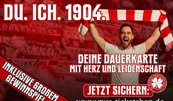 Du. Ich. 1904. – Dauerkartenvorverkauf startet