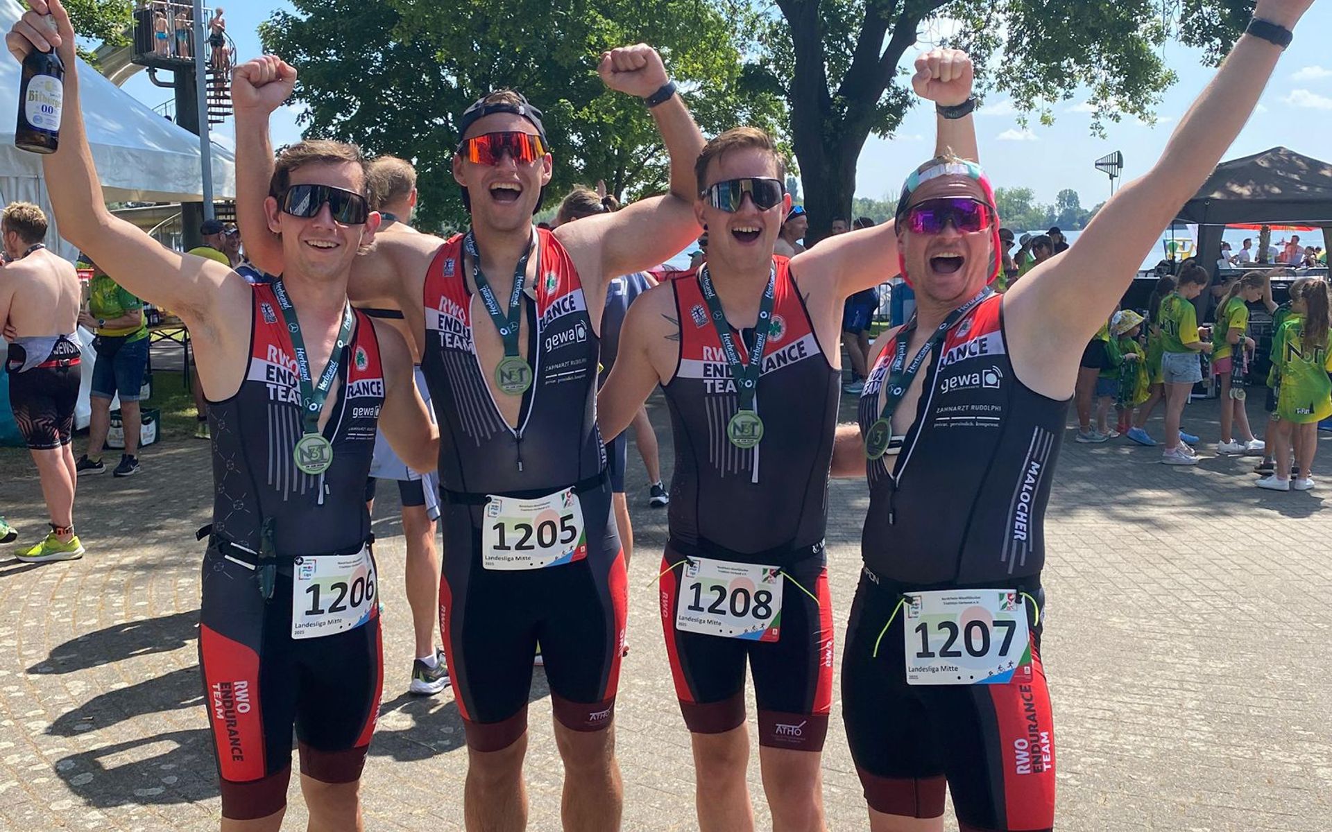 Podium in Kalkar knapp verpasst: Mixed-Team wird Vierter