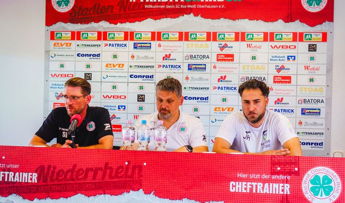 Pressekonferenz  RWO - FC Gütersloh