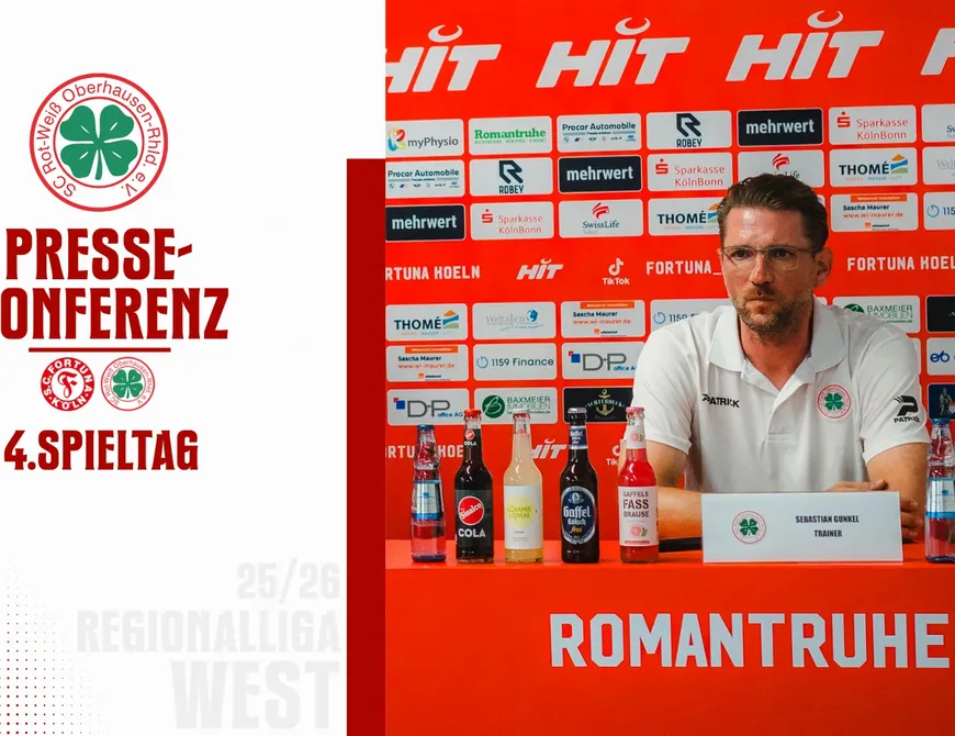 Pressekonferenz Fortuna Köln - RWO
