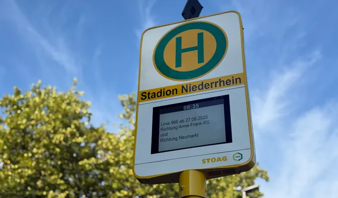 Stadion Niederrhein erhält eigene Haltestelle
