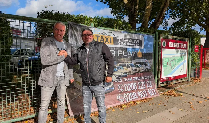 Taxi Team Oberhausen kehrt als Club 1904-Partner zurück