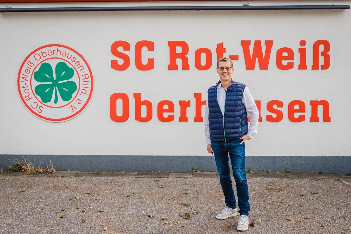 Foto zum Newsartikel Frank Wagner unterstützt Rot-Weiß Oberhausen