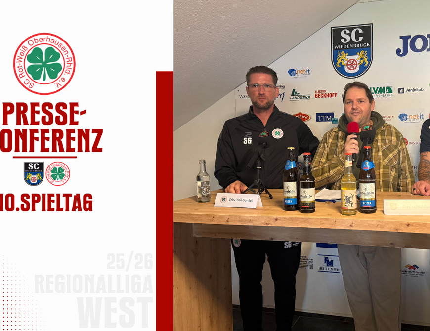 Pressekonferenz SC Wiedenbrück - RWO