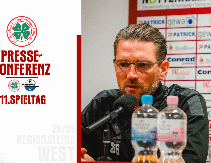 Pressekonferenz RWO - SC Paderborn U21