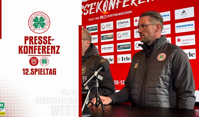 Pressekonferenz Sportfreunde Siegen - RWO