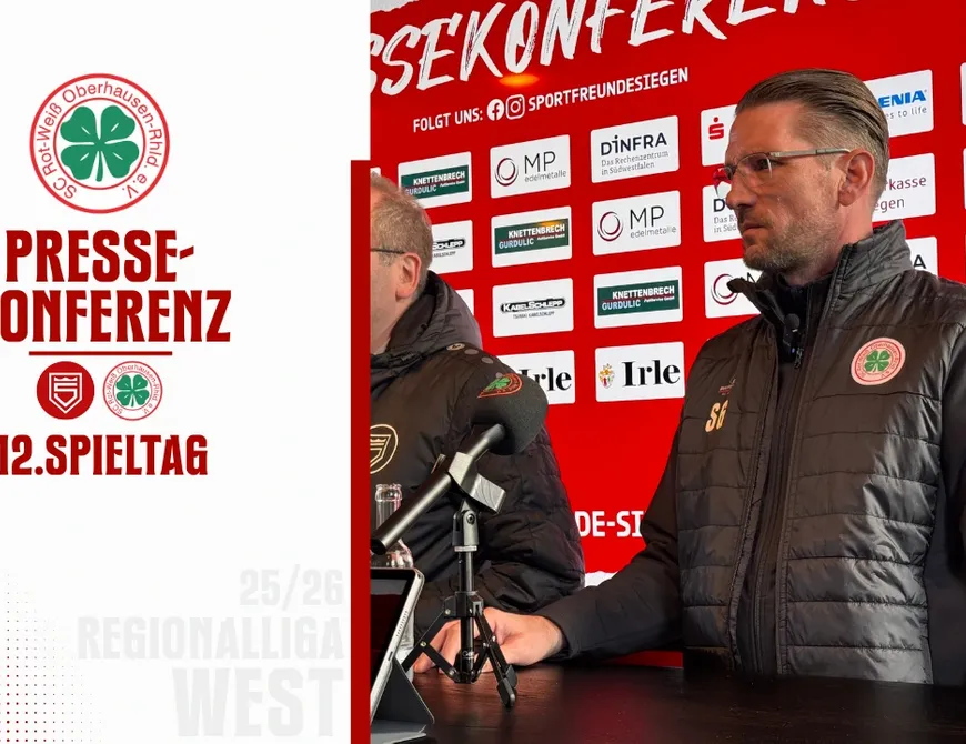 Pressekonferenz Sportfreunde Siegen - RWO