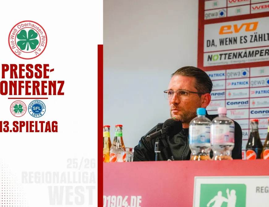 Pressekonferenz RWO - SF Lotte