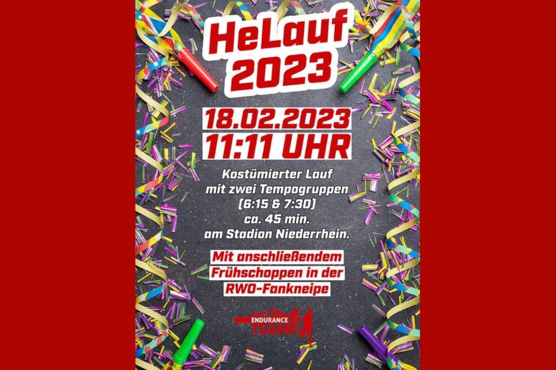 Foto zum Newsartikel Endurance Team lädt zum Helauf