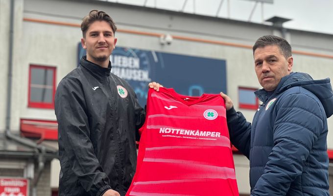 Nottenkämper ziert die Pokalbrust der Kleeblätter