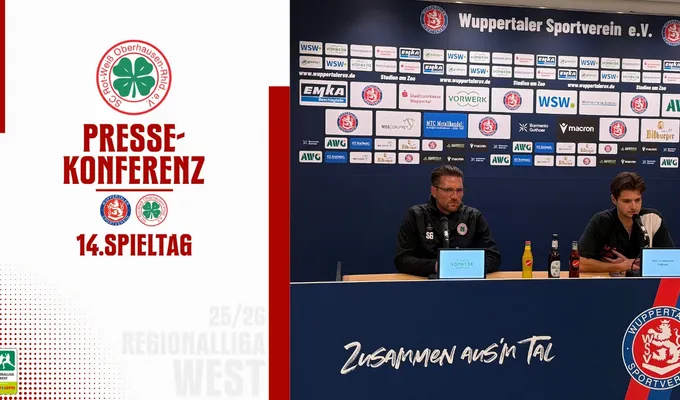 Pressekonferenz Wuppertaler SV - RWO