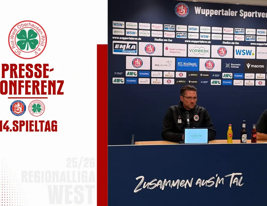 Pressekonferenz Wuppertaler SV - RWO