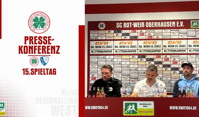 Pressekonferenz RWO - VFL Bochum U23