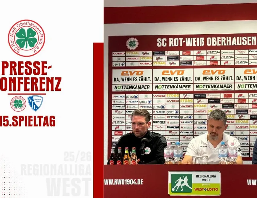Pressekonferenz RWO - VFL Bochum U23