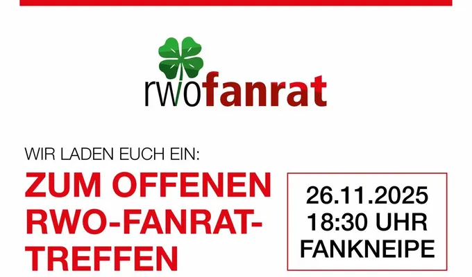 Jahresabschluss mit dem RWO-Fanrat