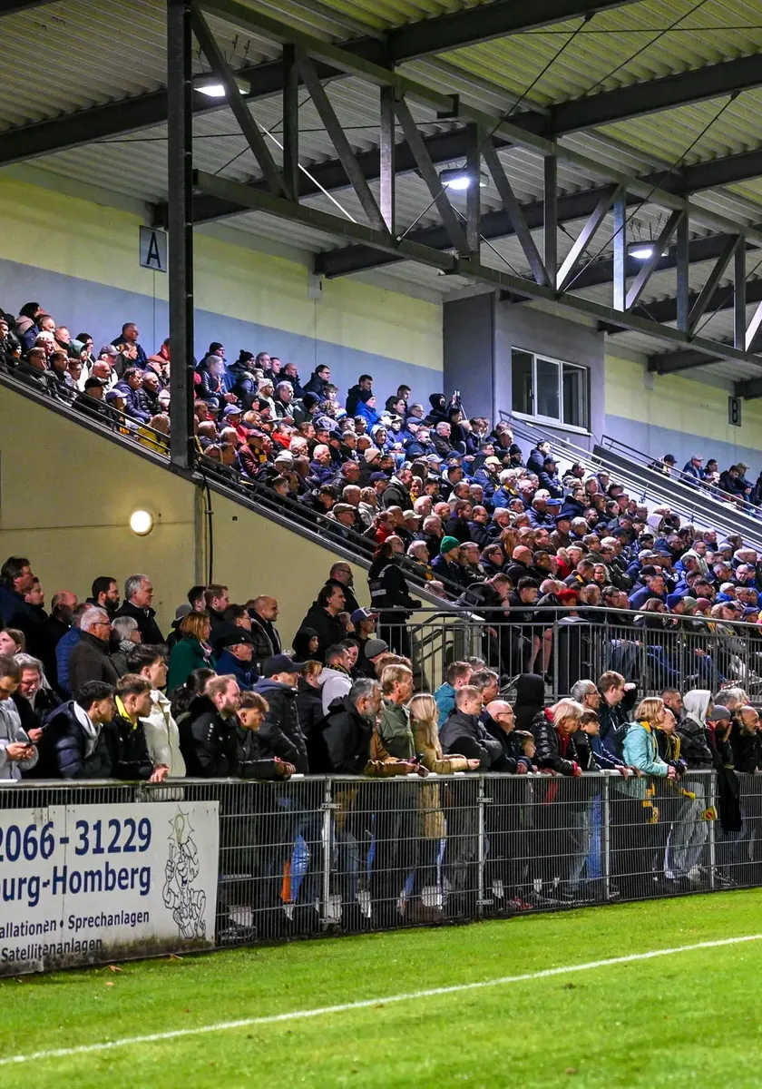 Gästeblock in Homberg restlos ausverkauft