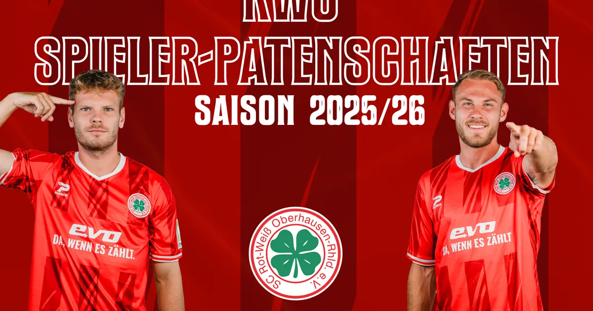 RWO Spieler-Patenschaften - Jetzt mitbieten!