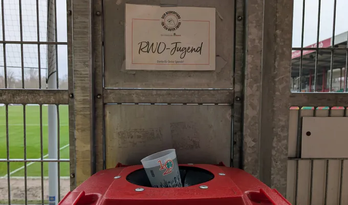 Dank Becherpfand: Industriewaschmaschine im NWZ