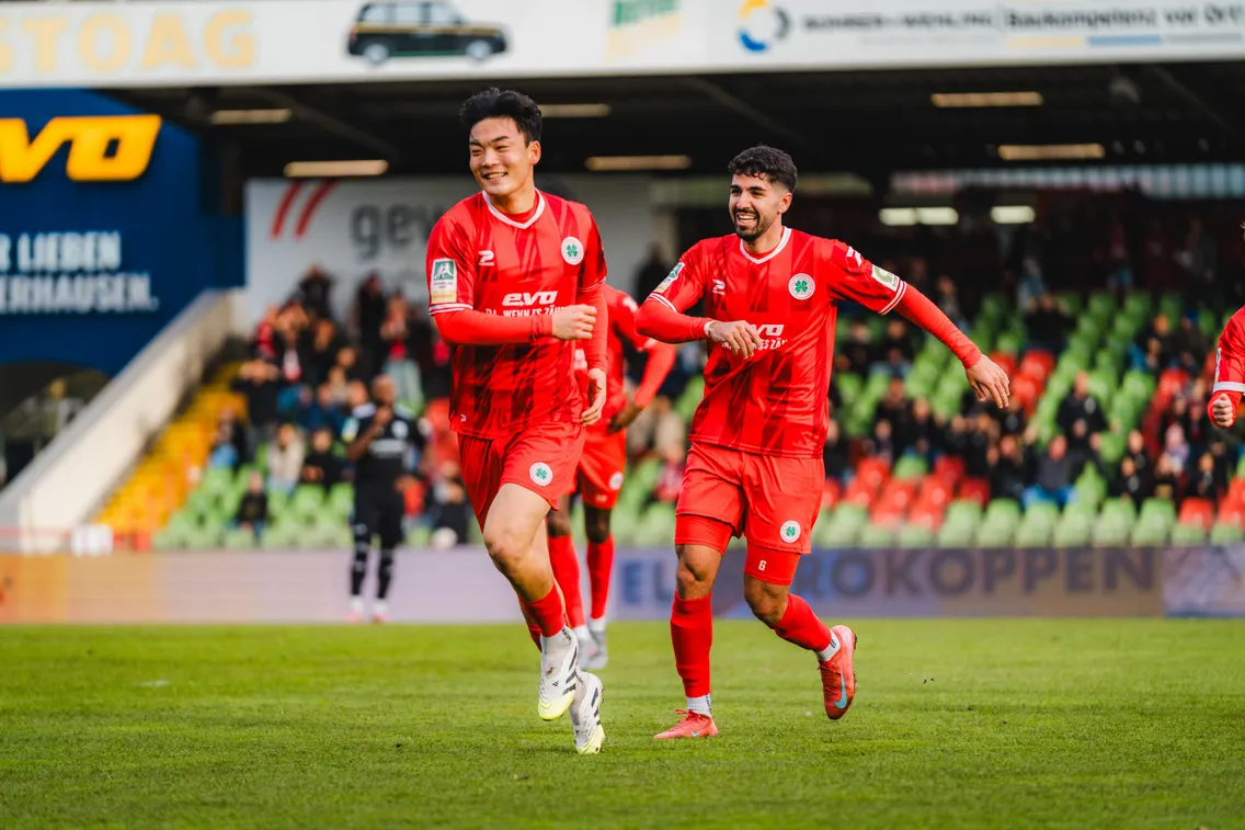 Foto zum Newsartikel Doppelpacker Hong bringt RWO auf die Siegerstraße