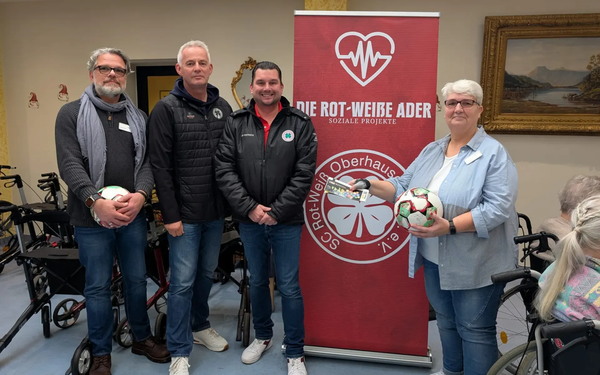 RWO besucht Ameos Pflegezentrum St. Clemens