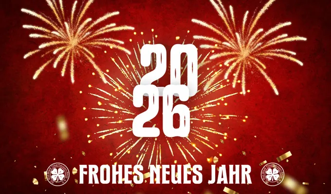 Rot-Weiß Oberhausen wünscht ein frohes neues Jahr 2026