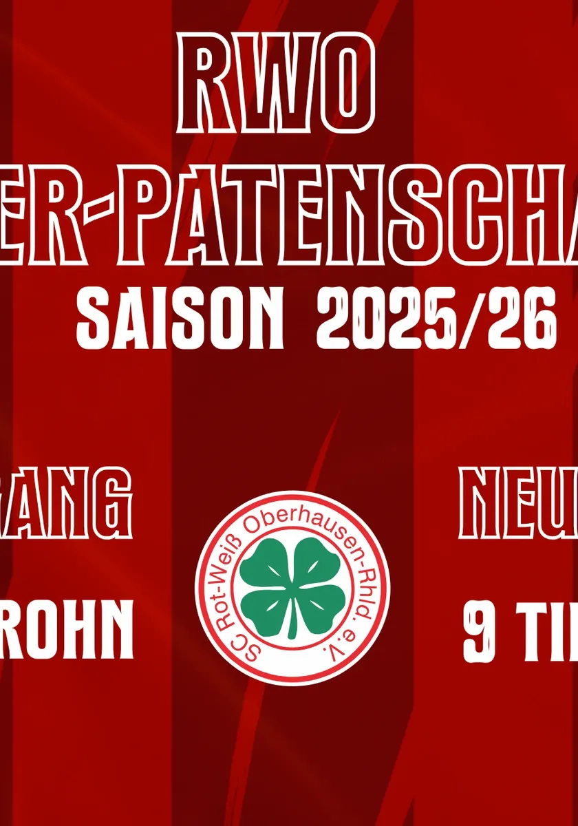 RWO Spieler-Patenschaften unserer beiden Neuzugänge