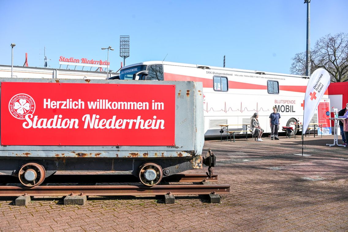 Foto zum Newsartikel Blutspendetag am 19. April am Stadion Niederrhein