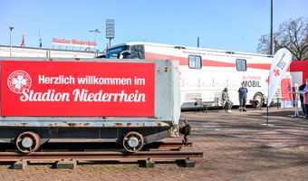 Blutspendetag am 19. April am Stadion Niederrhein