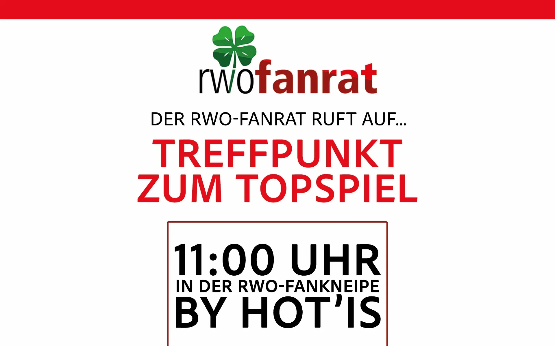 Gemeinsamer Treffpunkt zum Topspiel