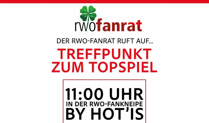 Gemeinsamer Treffpunkt zum Topspiel