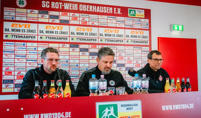 Pressekonferenz RWO - Fortuna Köln