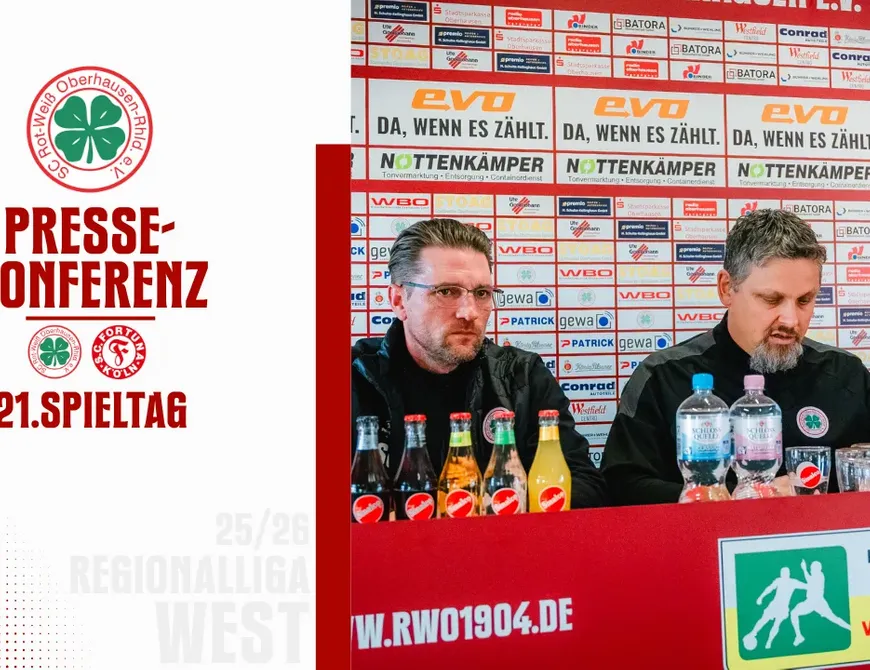 Pressekonferenz RWO - Fortuna Köln