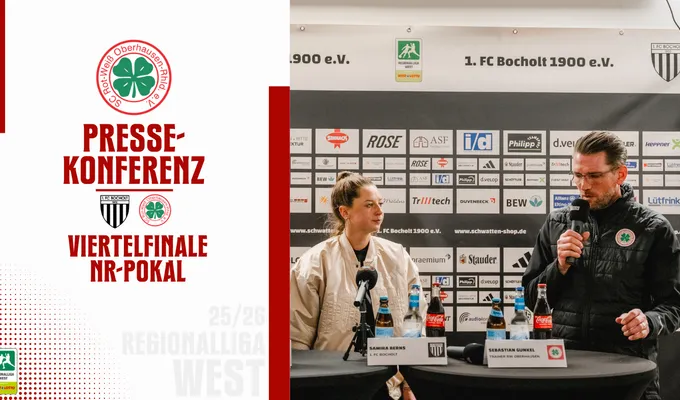 Pressekonferenz 1. FC Bocholt / RW Oberhausen