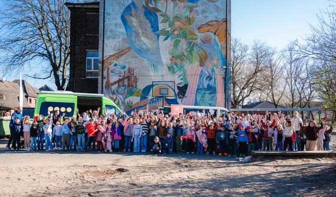 RWO wirbt an der Jacobischule für den Schools-Day