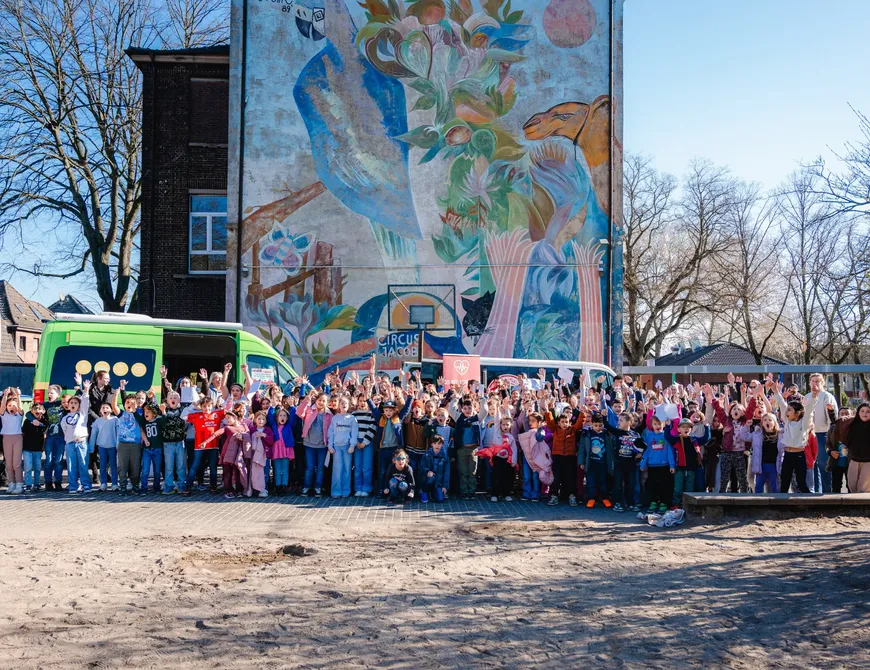 RWO wirbt an der Jacobischule für den Schools-Day
