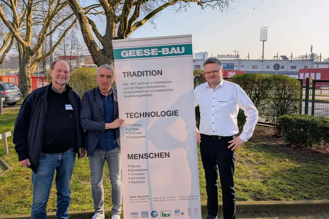 Foto zum Newsartikel Geese-Bau wird neuer Club 1904-Partner