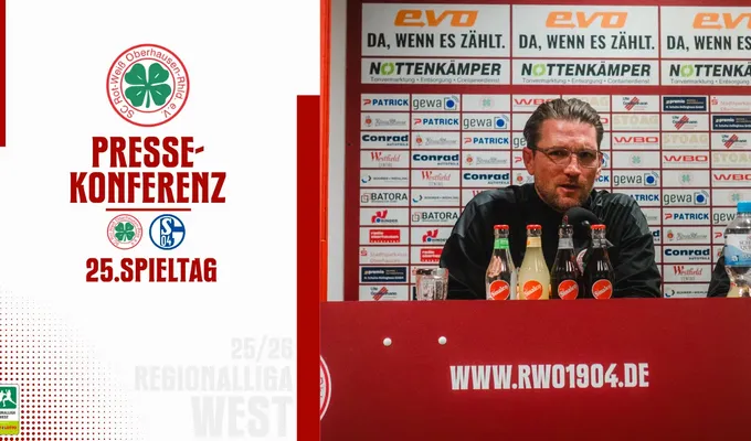 Pressekonferenz RWO - FC Schalke 04 U23