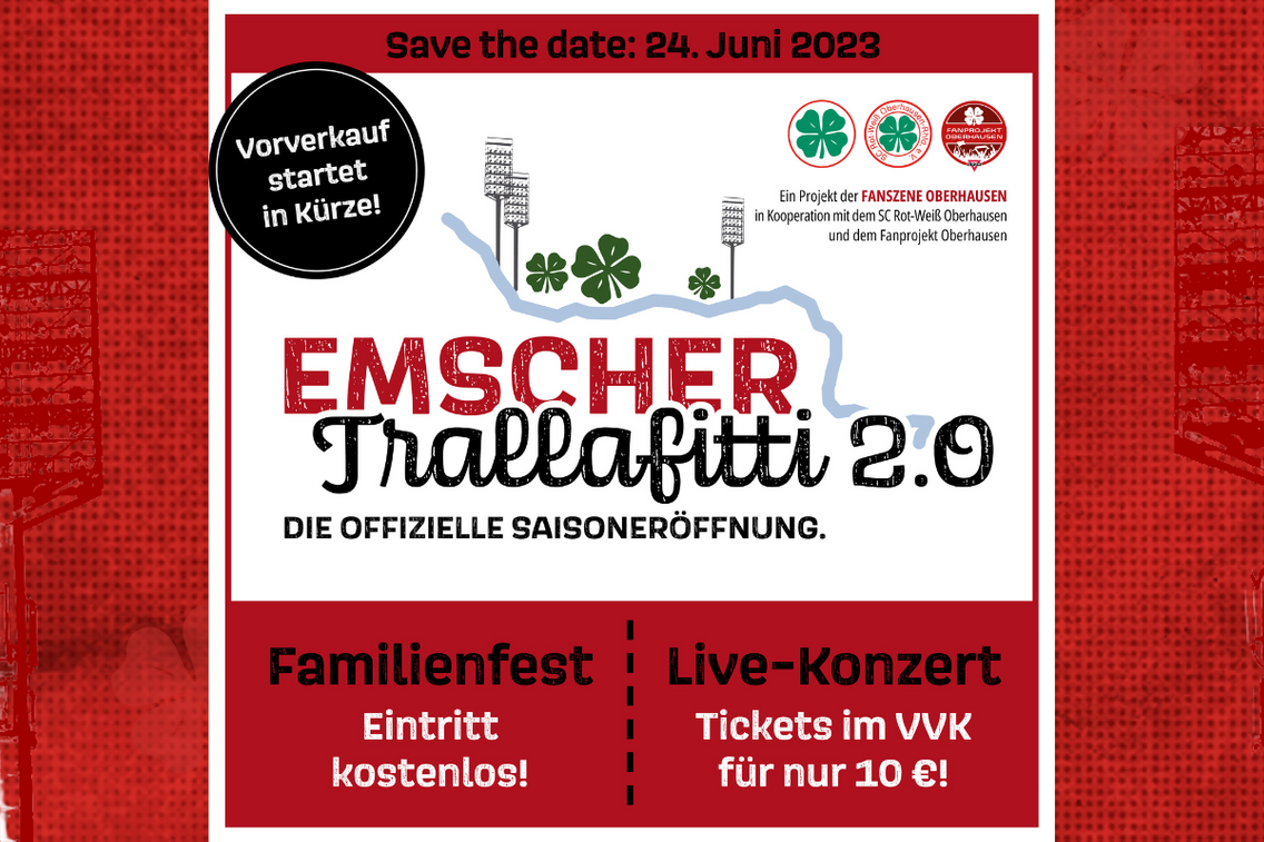 Foto zum Newsartikel Zweite Auflage des Emscher-Trallafitti wird offizielle Saisoneröffnung