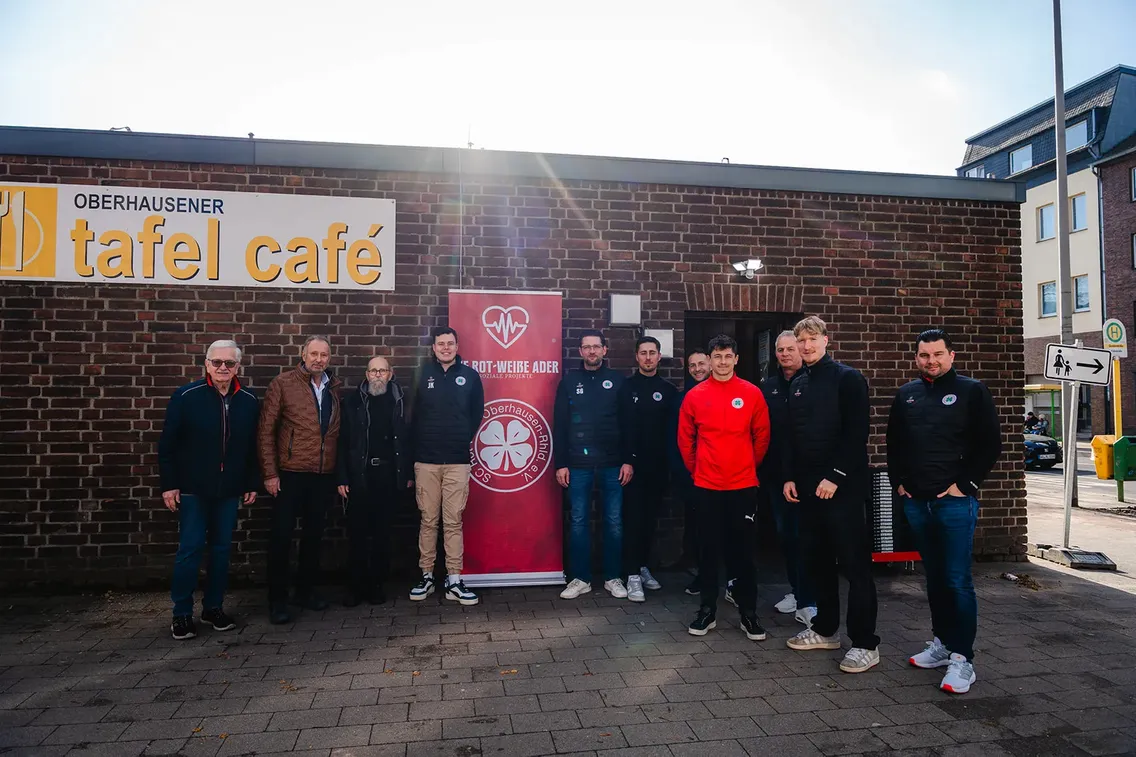 Foto zum Newsartikel RWO unterstützt Oberhausener Tafel und wirbt für Mithilfe