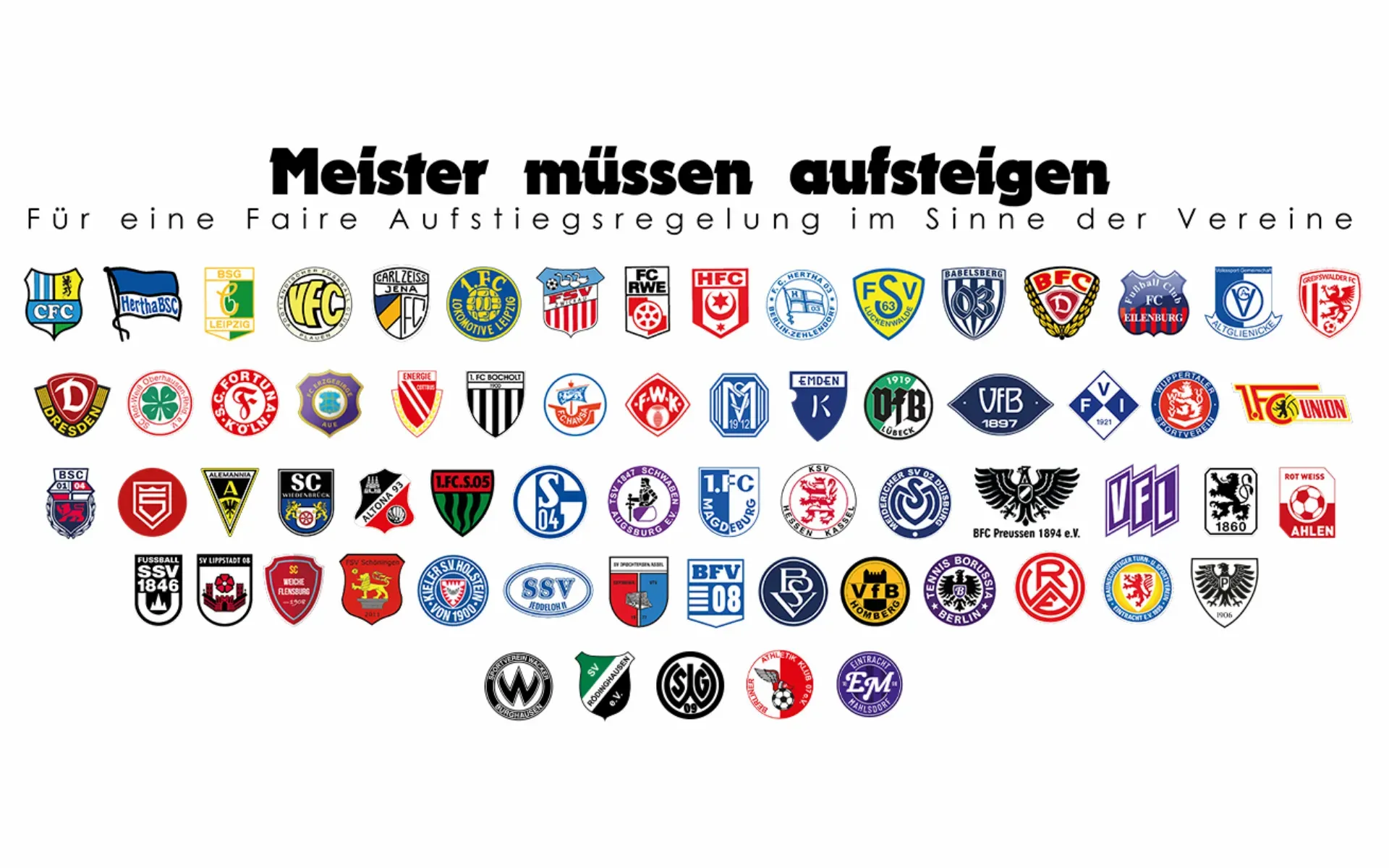 Fünf weitere Klubs bekennen sich zur Reforminitiative