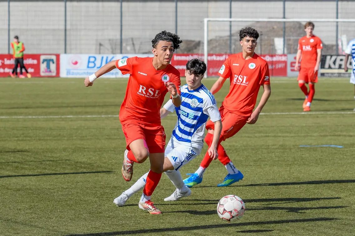 Foto zum Newsartikel Derbysieger! Auch MSV Duisburg hält die U17 nicht auf