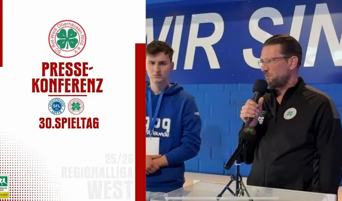 Pressekonferenz Sportfreunde Lotte - RWO