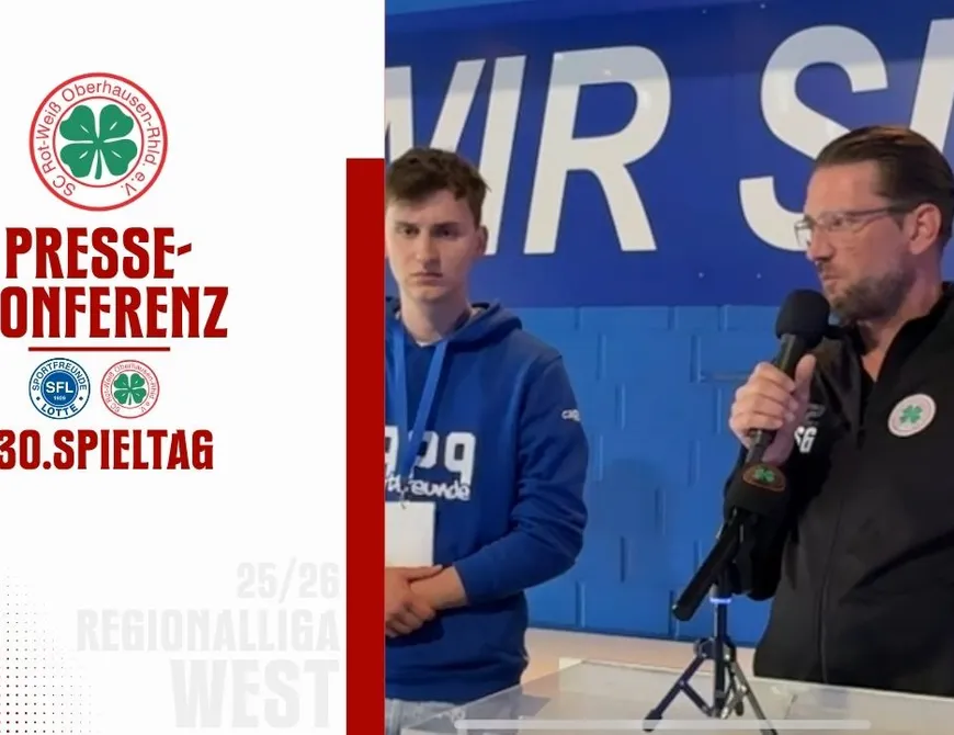 Pressekonferenz Sportfreunde Lotte - RWO