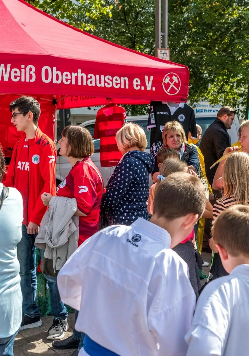 RWO beim Sterkrader Spiel- und Sportwochenende vor Ort