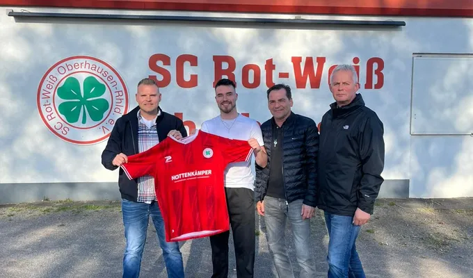 Fabian Kammhöfer trägt künftig das Trikot der Kleeblätter