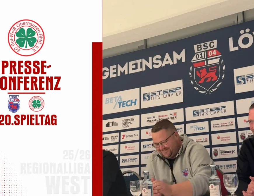  Pressekonferenz / Bonner SC -  Rot Weiß Oberhause