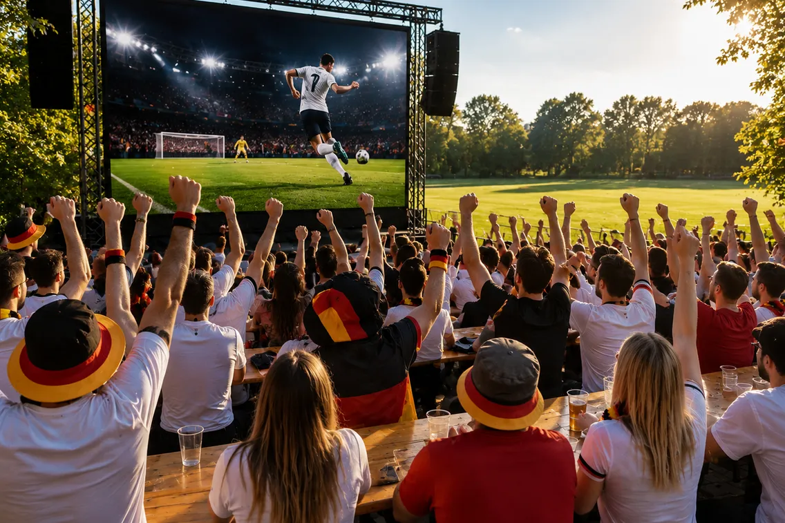 Foto zum Newsartikel Public Viewing bei RWO