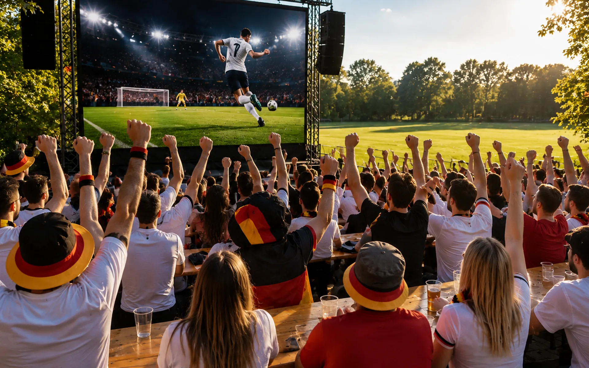 Public Viewing bei RWO