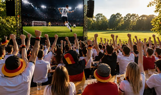 Public Viewing bei RWO