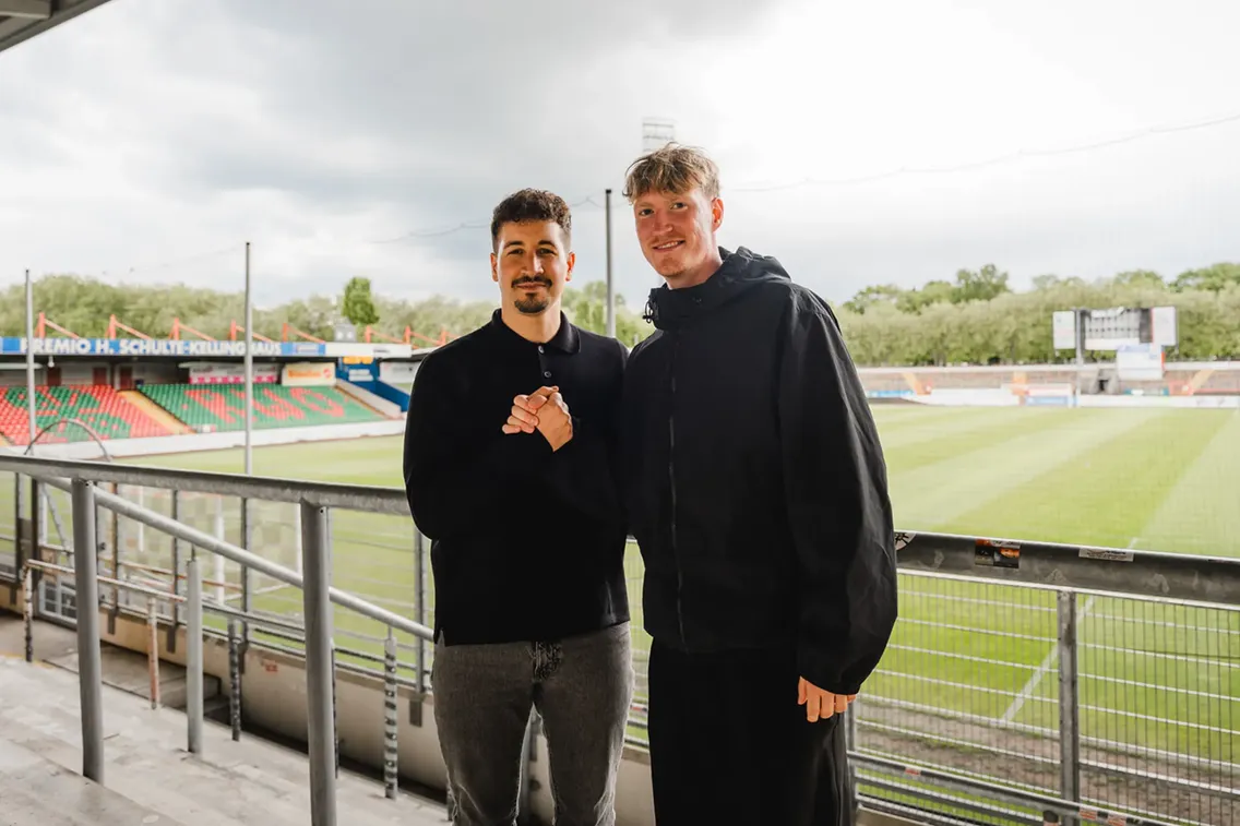 Foto zum Newsartikel Simon Ludwig verlängert bei den Kleeblättern